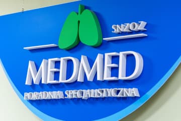 Wnętrze Poradni - logo Med Med Wnętrze Poradni - logo Med Med